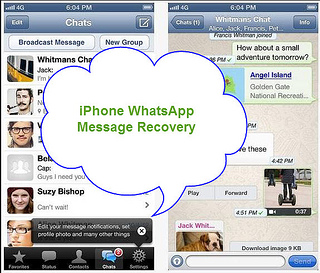 iPhone WhatsApp Message Recovery
